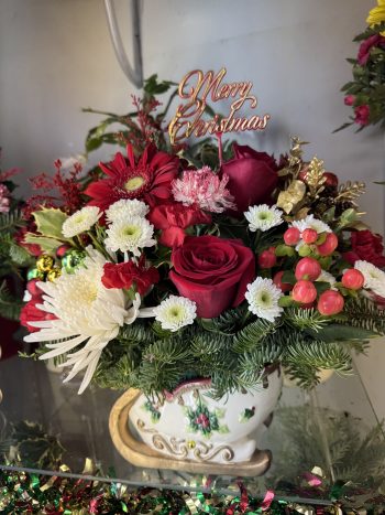 Christmas Sleigh Ceramic