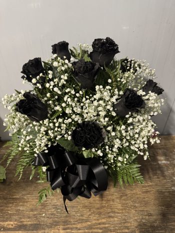 VD Black Roses 12 (Dyed)