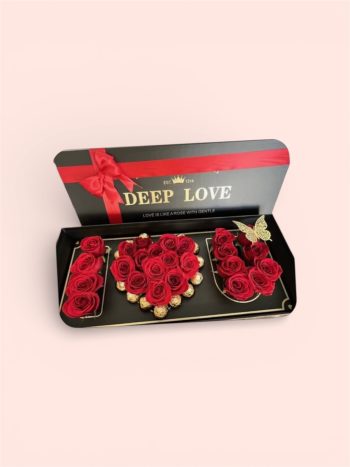 I Love You Box Roses & Candy