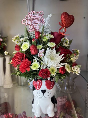 AVD Dog & Chocolate Roses