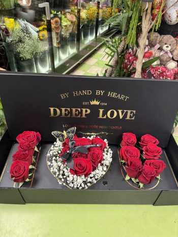 I Love You Box & Roses