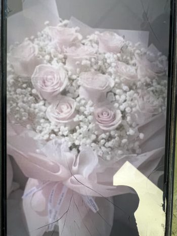 Wrapped Roses Light Pink 12